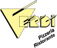 Logotipo restaurante pizzeria verdi